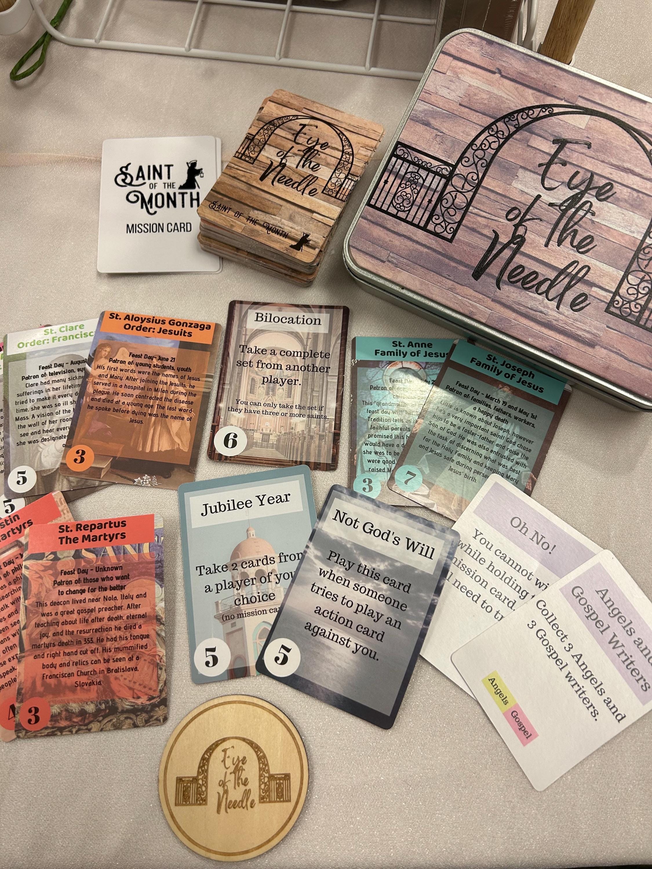 Eye of the Needle Card Game