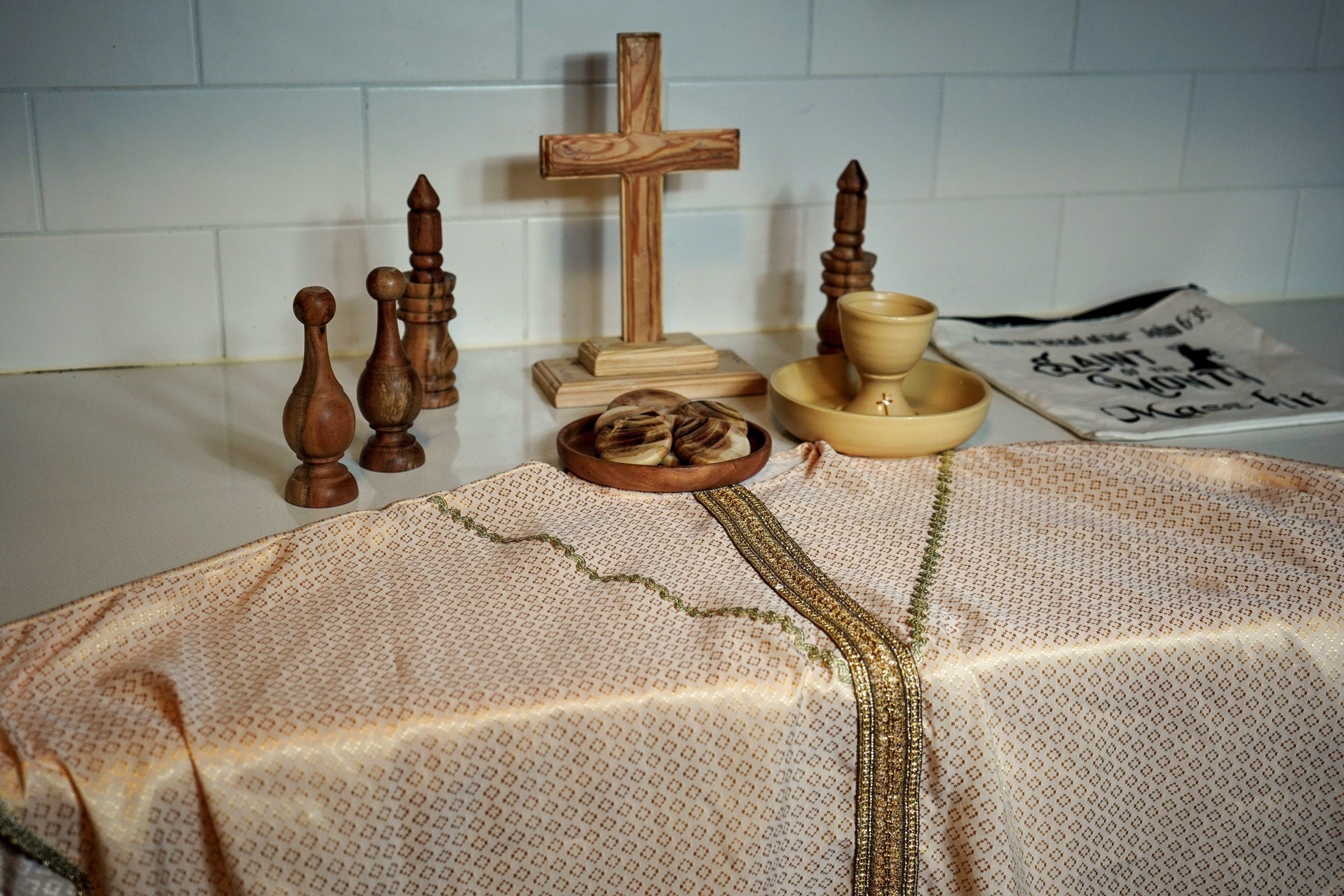 Young Saints Mass Kits: kids priest play mass kit